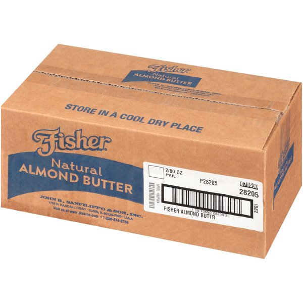 Fisher Fisher Natural Almond Butter 80 oz. Tub, PK2 P28205